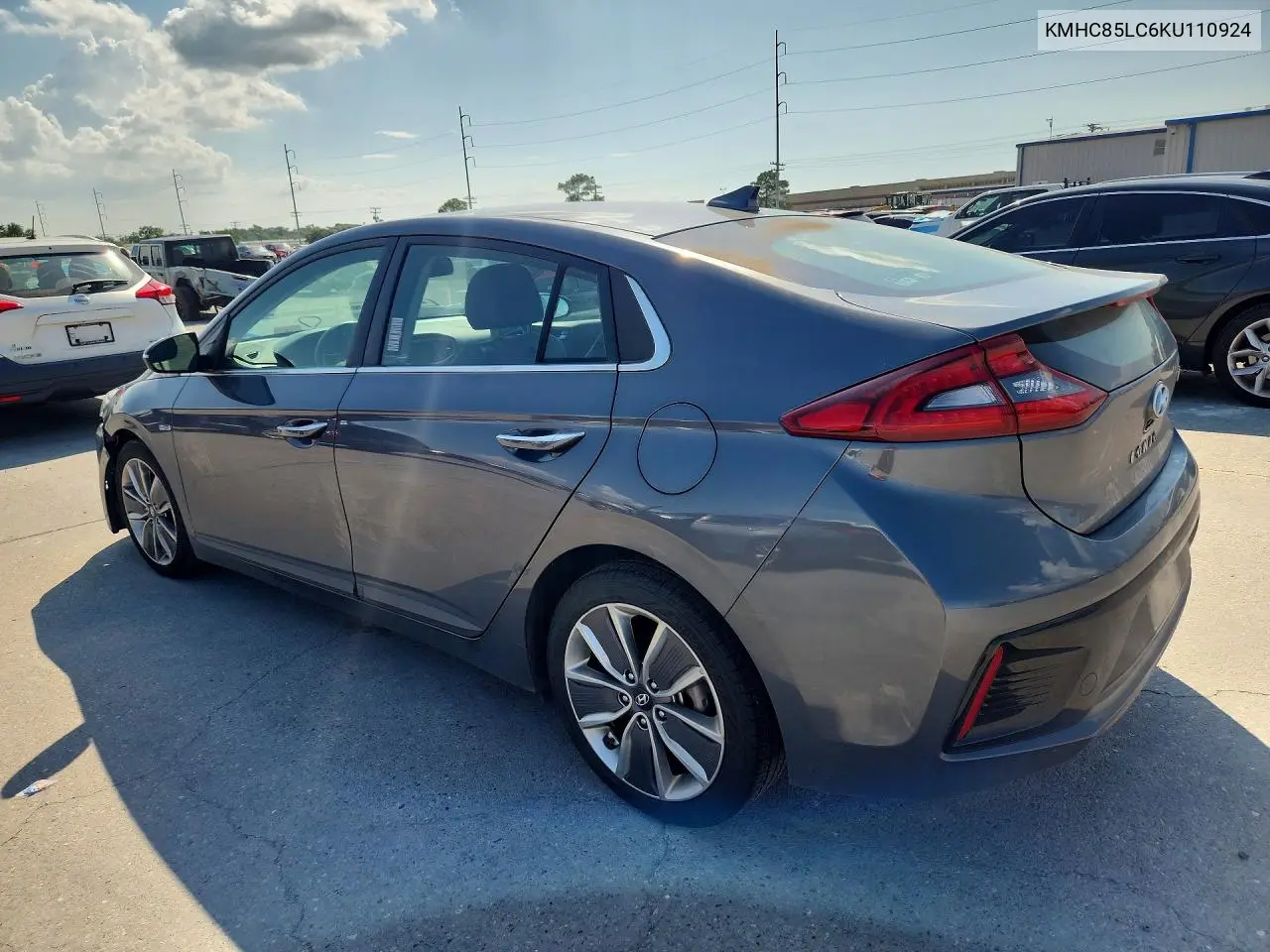 2019 Hyundai Ioniq Limited VIN: KMHC85LC6KU110924 Lot: 58334996