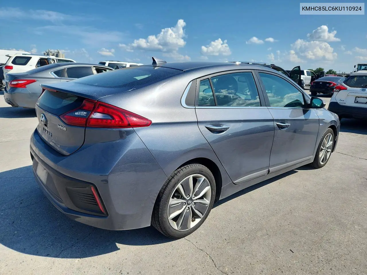 2019 Hyundai Ioniq Limited VIN: KMHC85LC6KU110924 Lot: 58334996
