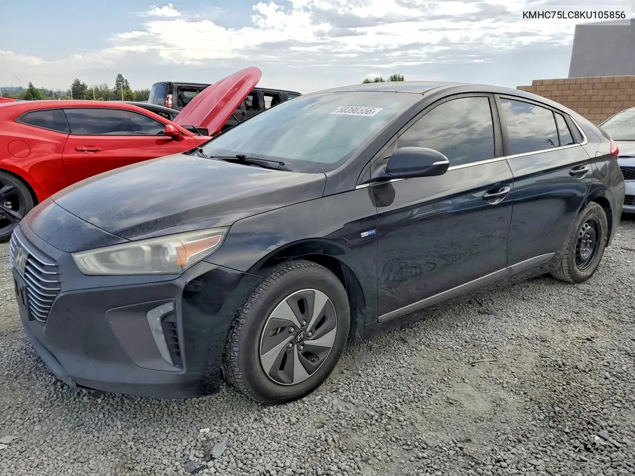 2019 Hyundai Ioniq Sel VIN: KMHC75LC8KU105856 Lot: 58398656