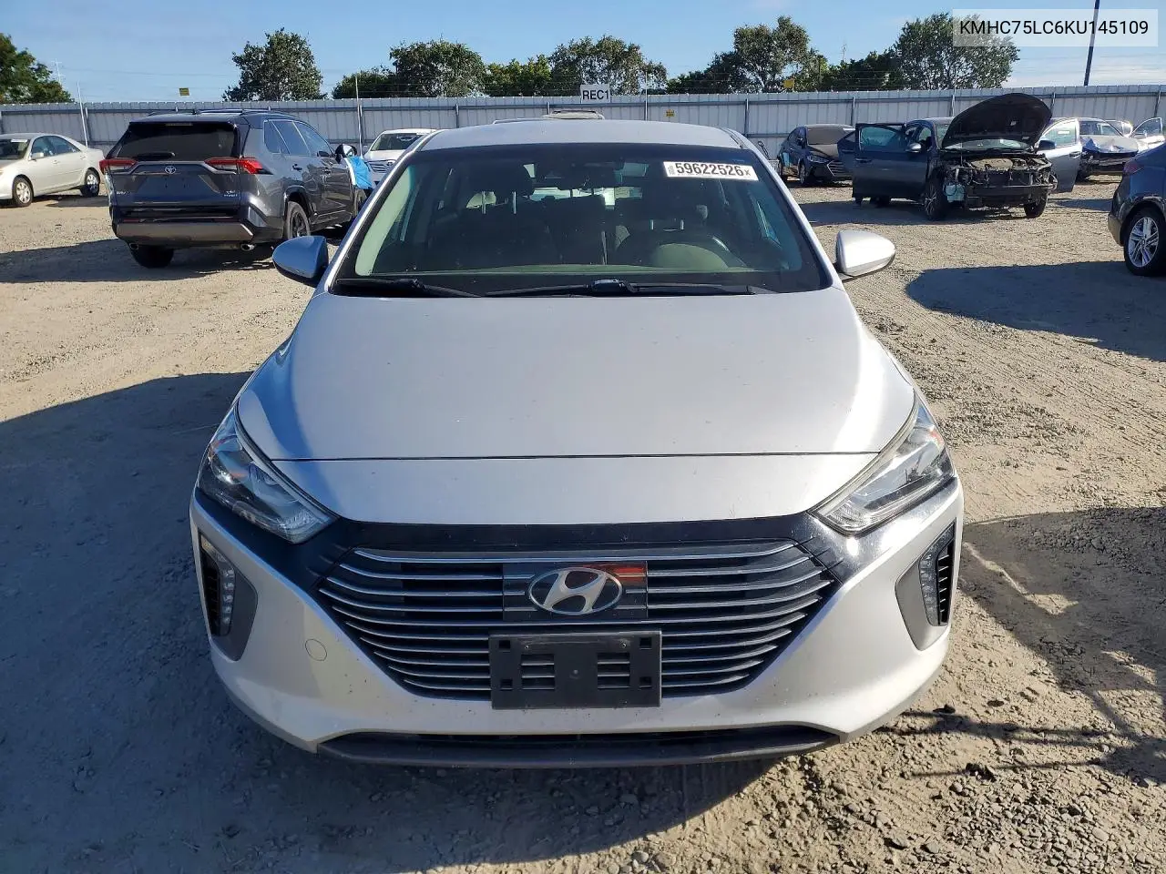 2019 Hyundai Ioniq Sel VIN: KMHC75LC6KU145109 Lot: 59622526