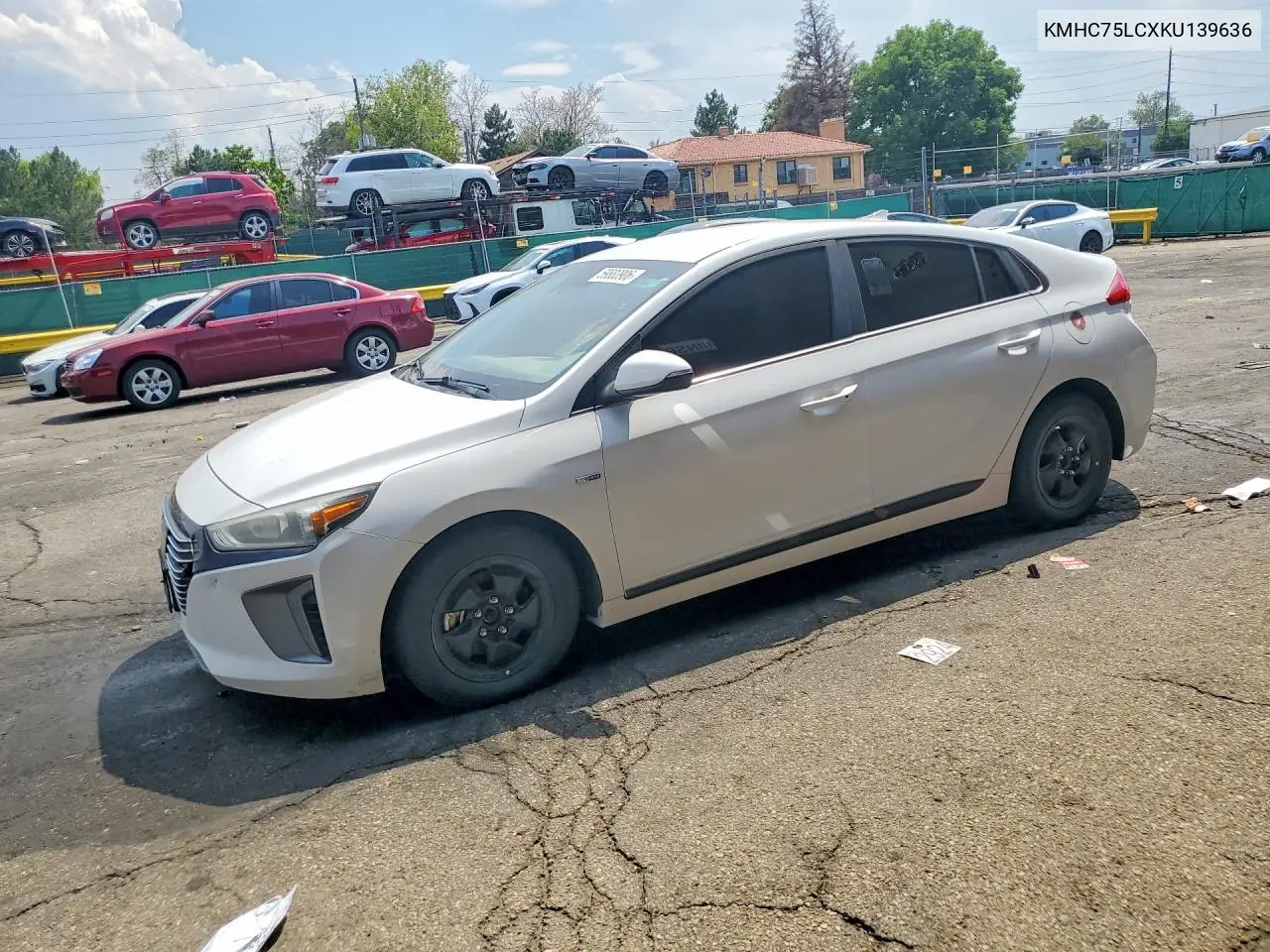 2019 Hyundai Ioniq Sel VIN: KMHC75LCXKU139636 Lot: 59883906