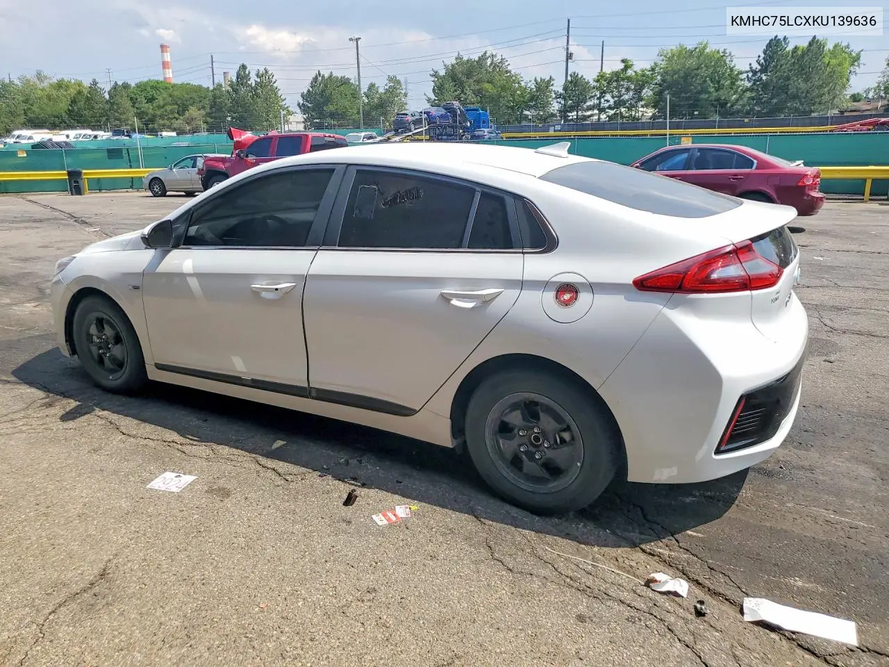 2019 Hyundai Ioniq Sel VIN: KMHC75LCXKU139636 Lot: 59883906