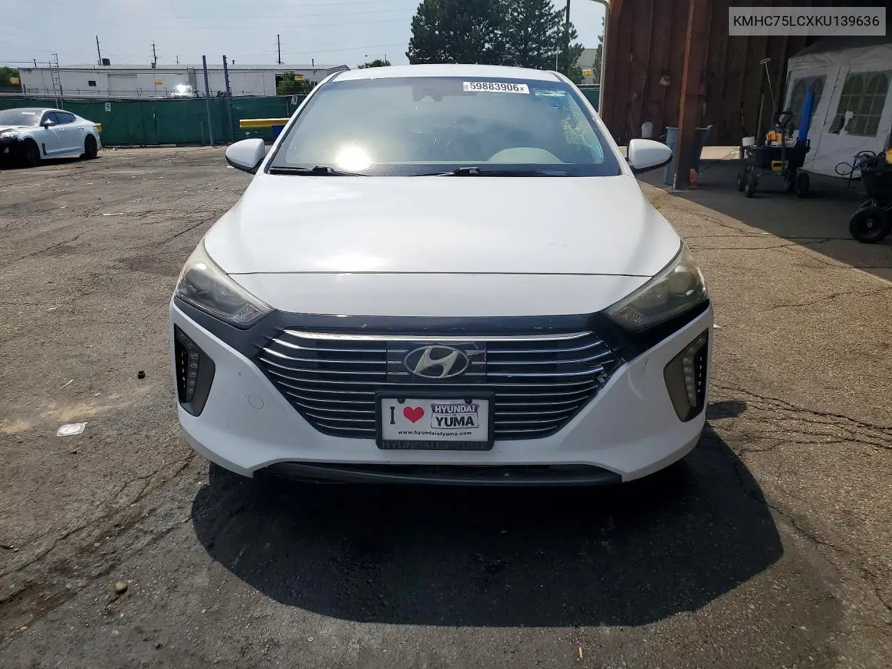 2019 Hyundai Ioniq Sel VIN: KMHC75LCXKU139636 Lot: 59883906