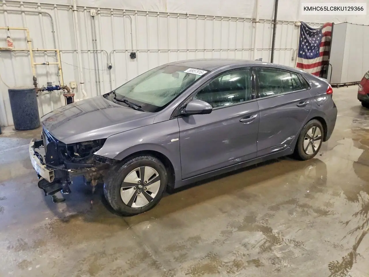 2019 Hyundai Ioniq Blue VIN: KMHC65LC8KU129366 Lot: 59957916