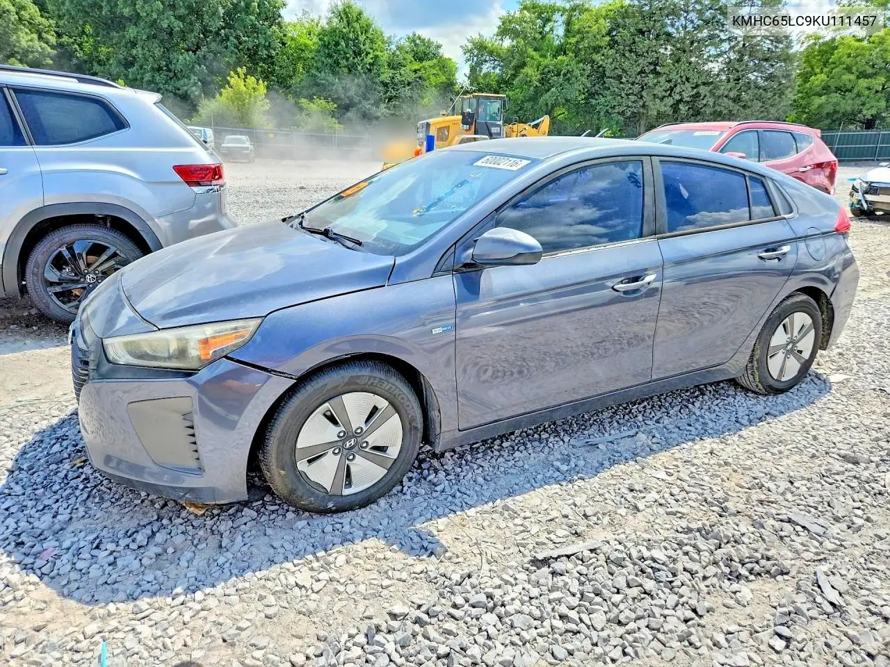 2019 Hyundai Ioniq Blue VIN: KMHC65LC9KU111457 Lot: 60002116