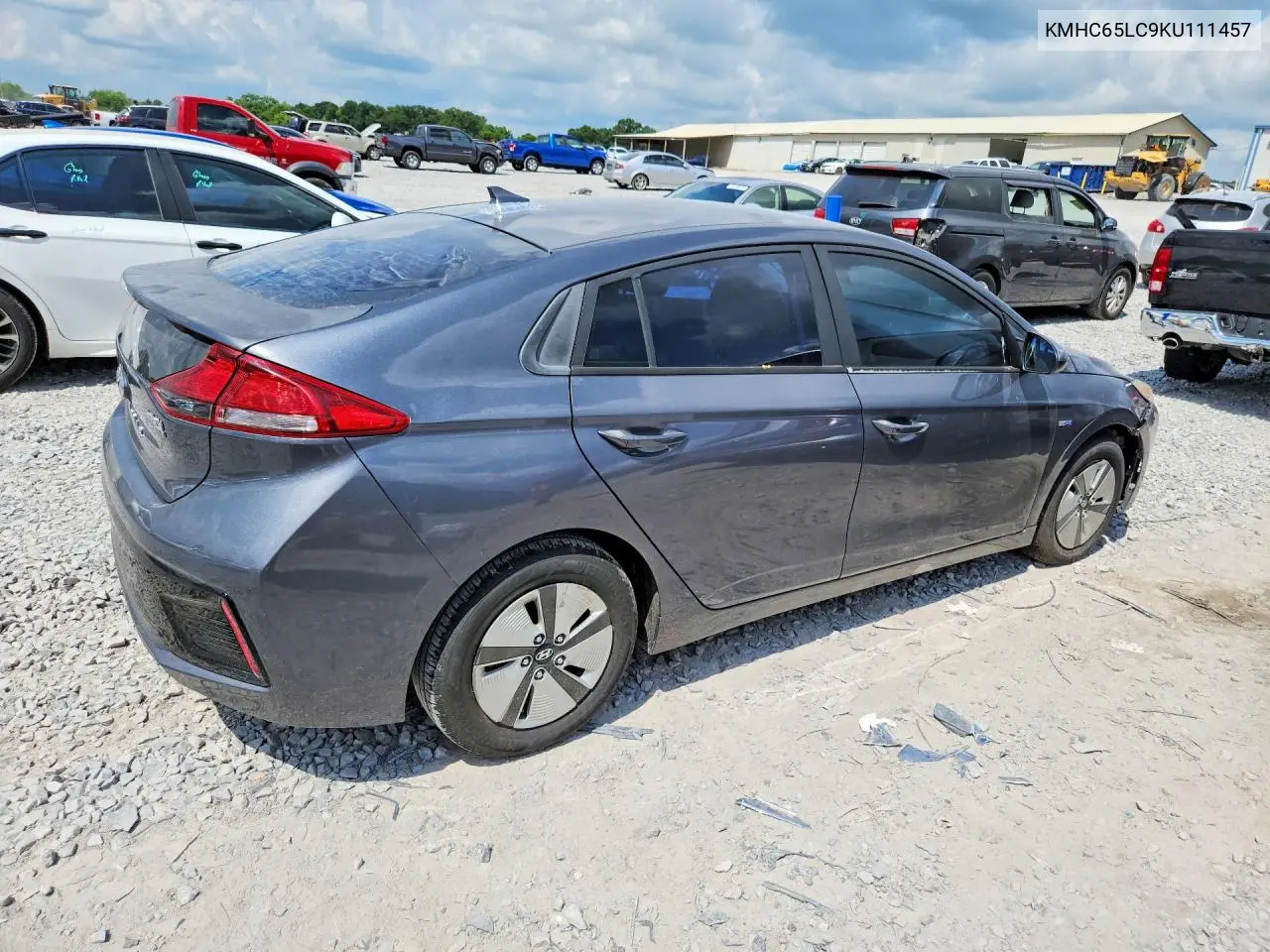 2019 Hyundai Ioniq Blue VIN: KMHC65LC9KU111457 Lot: 60002116