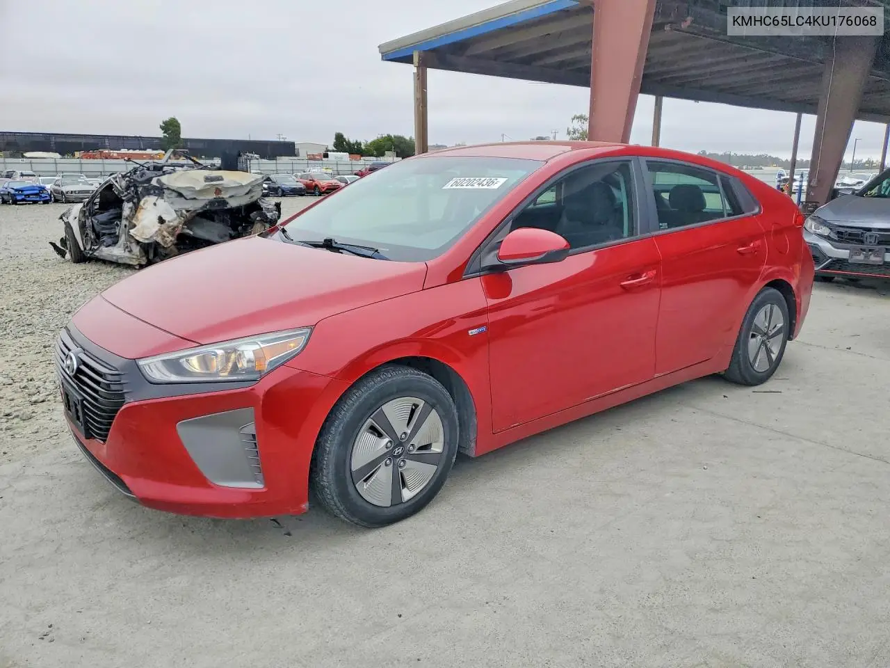 2019 Hyundai Ioniq Blue VIN: KMHC65LC4KU176068 Lot: 60202436