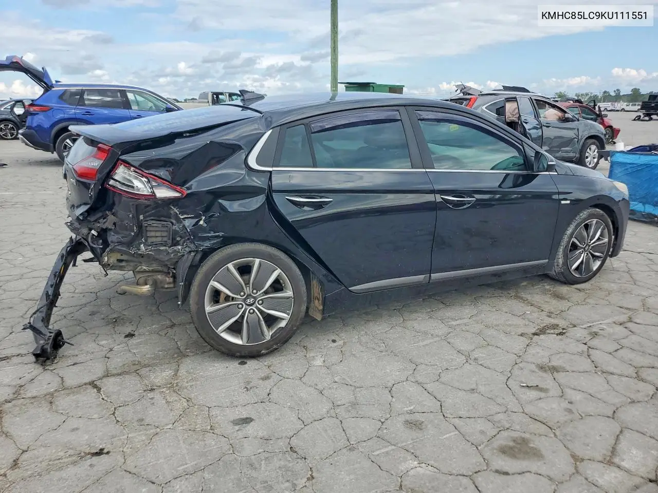 2019 Hyundai Ioniq Limited VIN: KMHC85LC9KU111551 Lot: 60971236