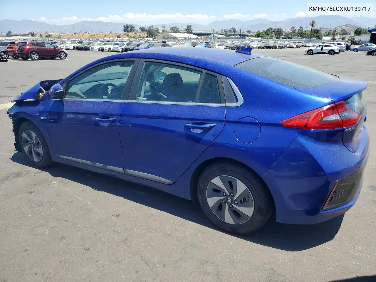 2019 Hyundai Ioniq Sel VIN: KMHC75LCXKU139717 Lot: 61000636