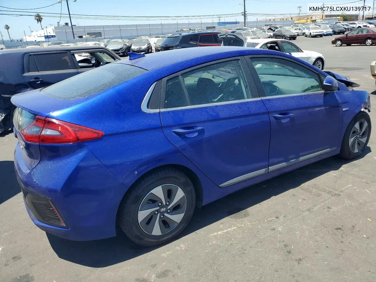 2019 Hyundai Ioniq Sel VIN: KMHC75LCXKU139717 Lot: 61000636
