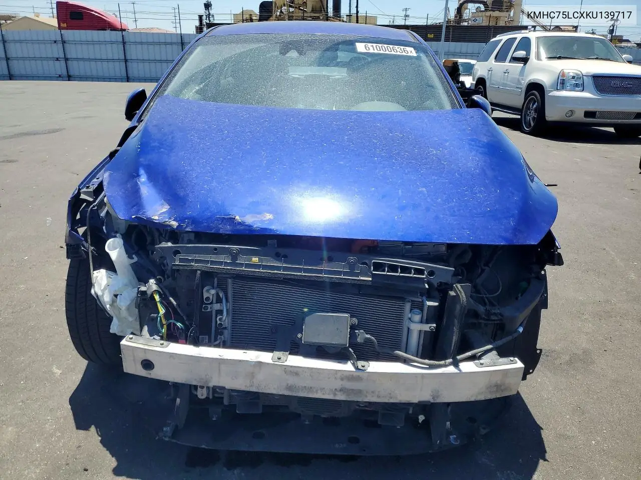 2019 Hyundai Ioniq Sel VIN: KMHC75LCXKU139717 Lot: 61000636