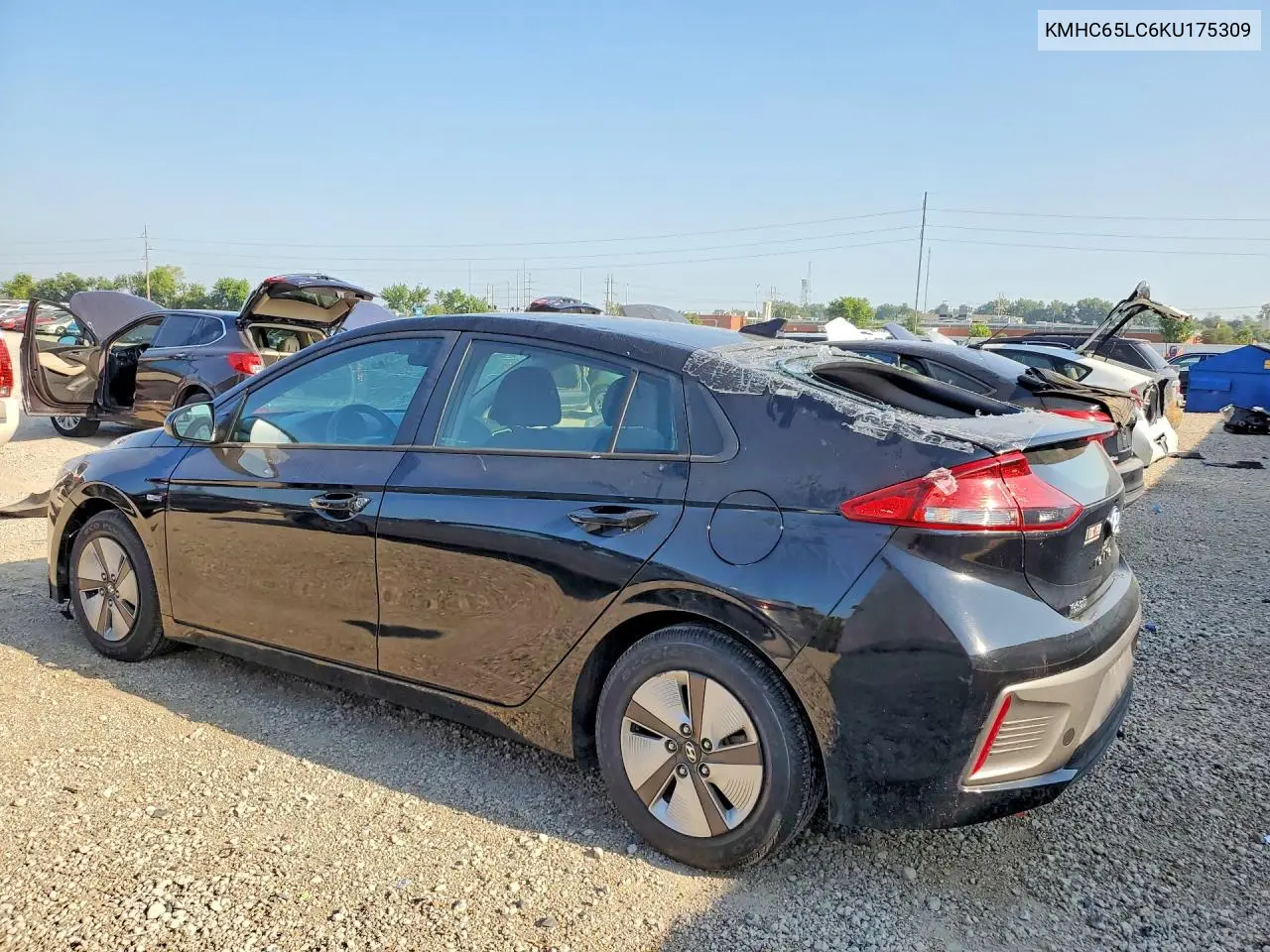 2019 Hyundai Ioniq Blue VIN: KMHC65LC6KU175309 Lot: 61008796