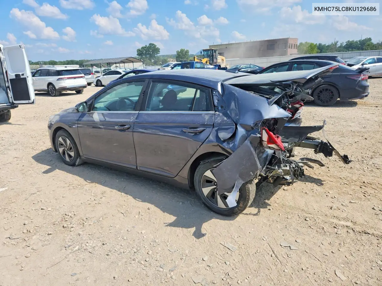 2019 Hyundai Ioniq Sel VIN: KMHC75LC8KU129686 Lot: 61020236
