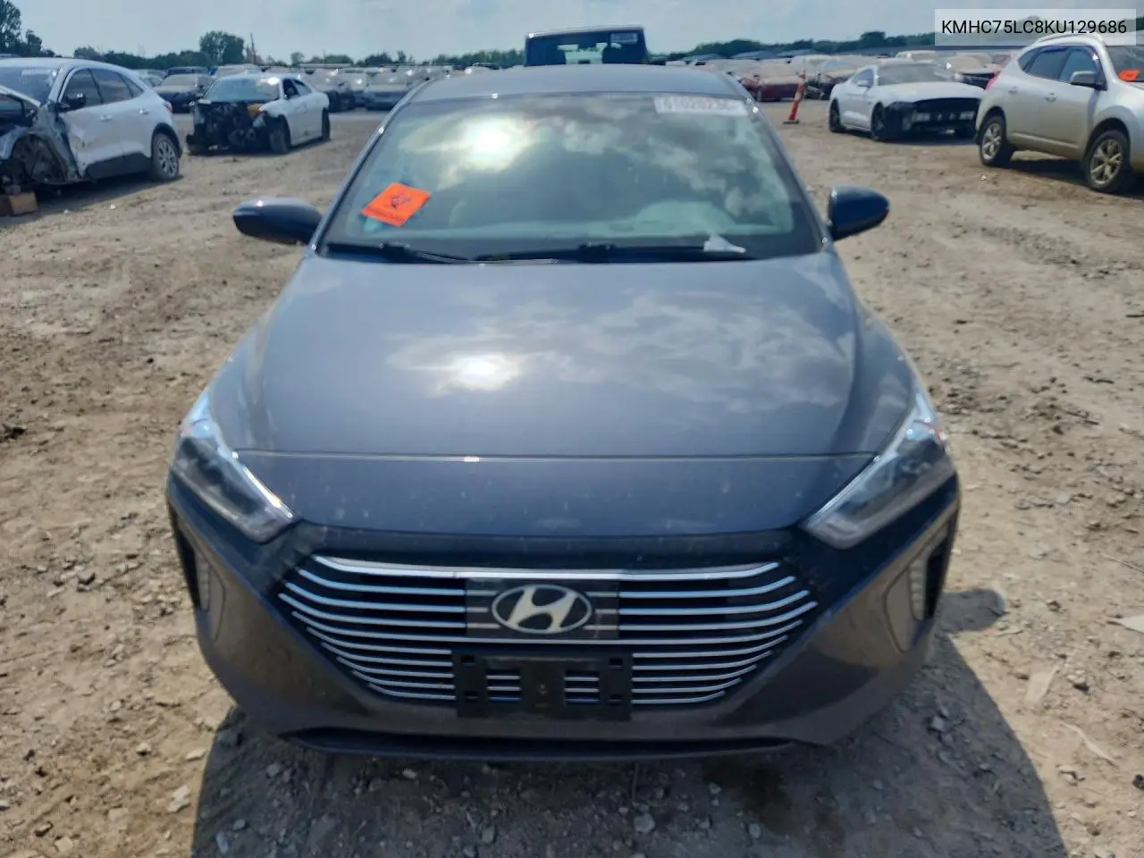 2019 Hyundai Ioniq Sel VIN: KMHC75LC8KU129686 Lot: 61020236