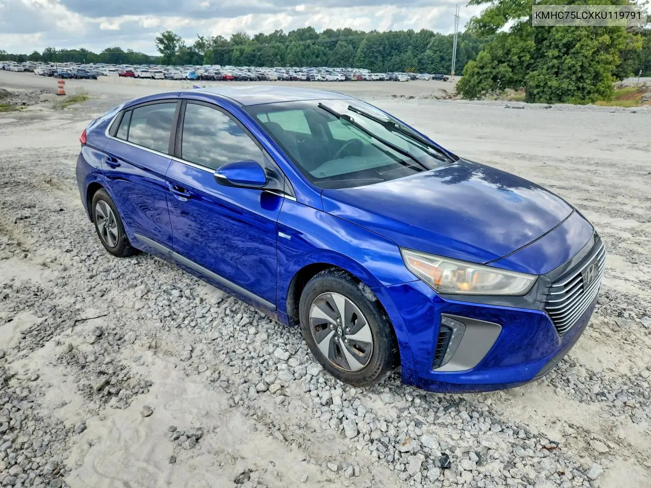 2019 Hyundai Ioniq Sel VIN: KMHC75LCXKU119791 Lot: 61085346