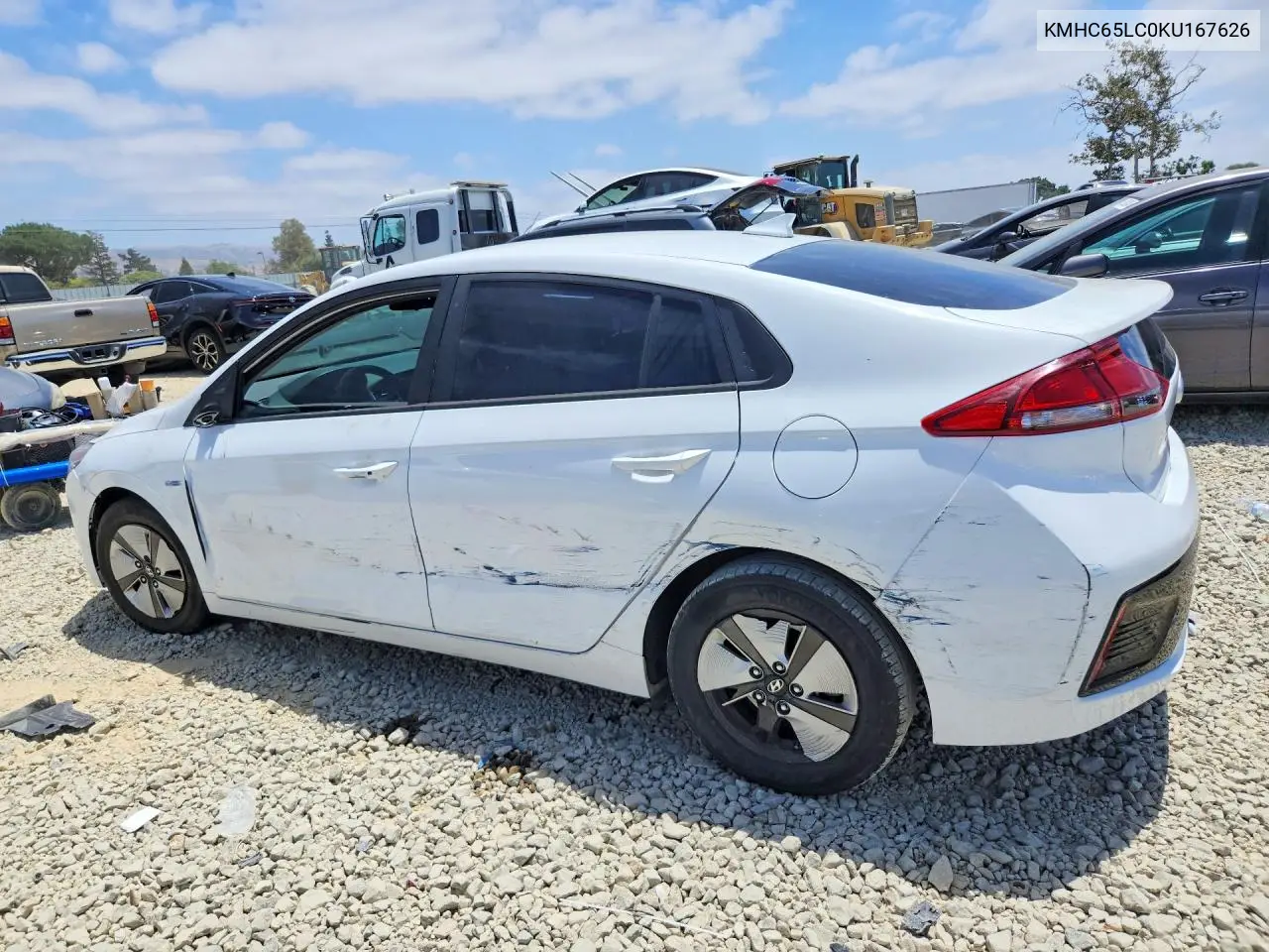 2019 Hyundai Ioniq Blue VIN: KMHC65LC0KU167626 Lot: 85628125