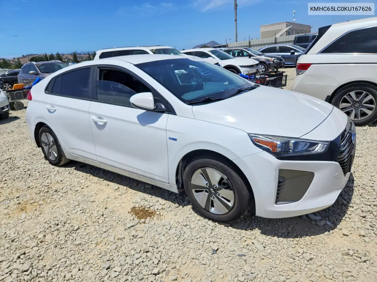 2019 Hyundai Ioniq Blue VIN: KMHC65LC0KU167626 Lot: 85628125