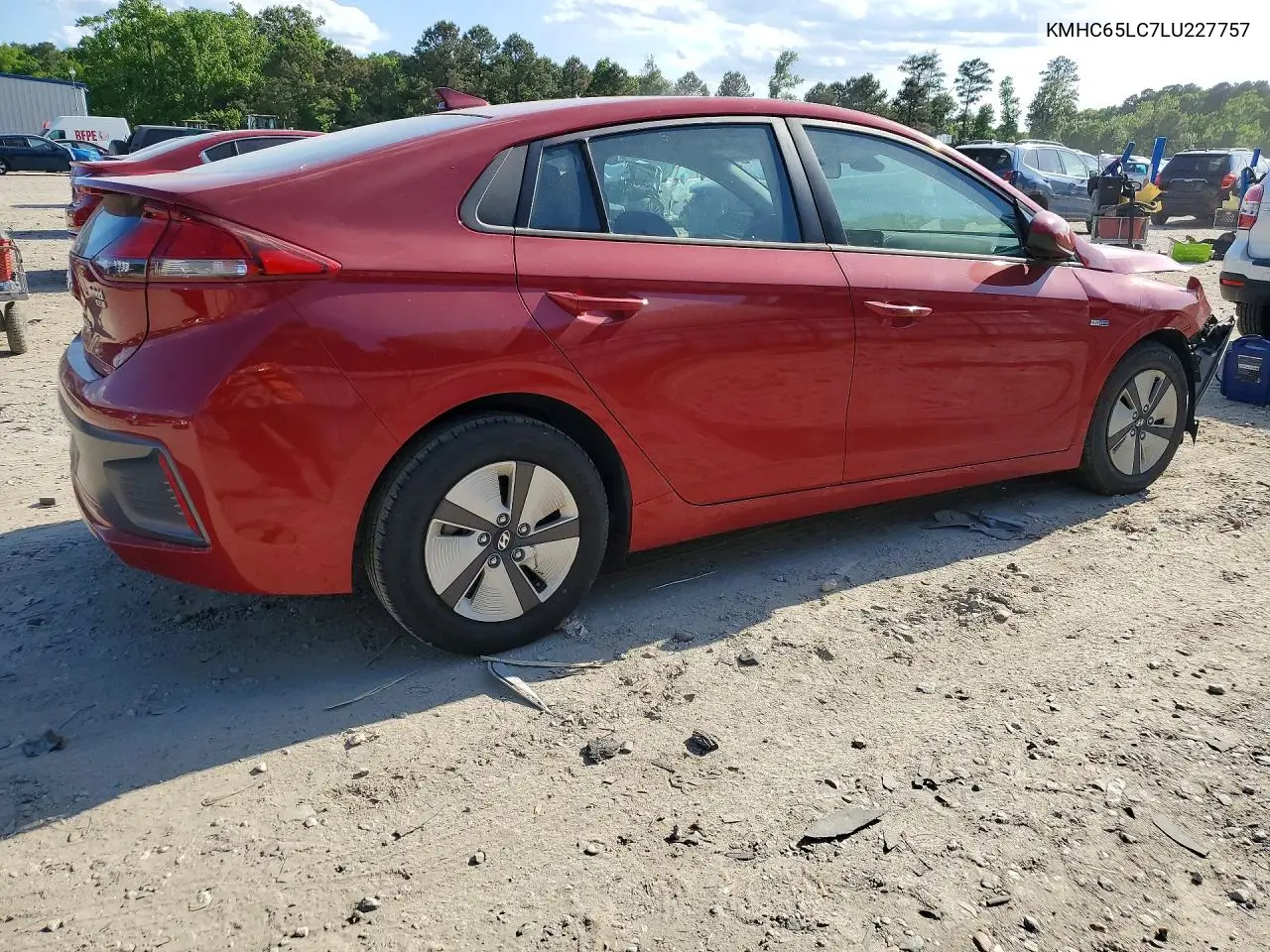 2020 Hyundai Ioniq Blue VIN: KMHC65LC7LU227757 Lot: 53171626