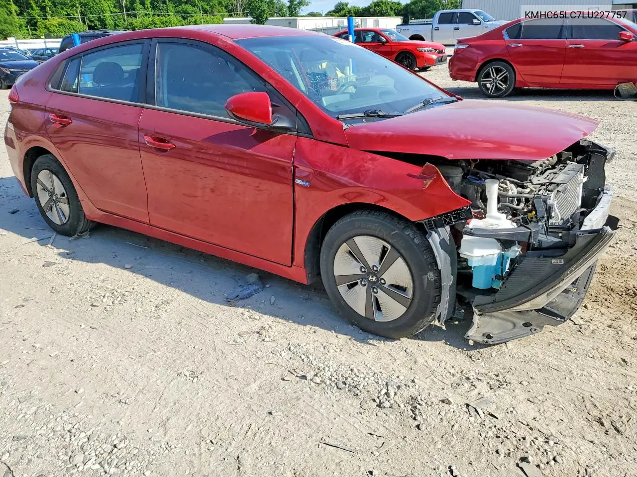 2020 Hyundai Ioniq Blue VIN: KMHC65LC7LU227757 Lot: 53171626