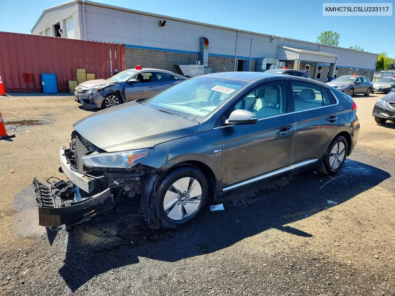 2020 Hyundai Ioniq Se VIN: KMHC75LC5LU233117 Lot: 55004396