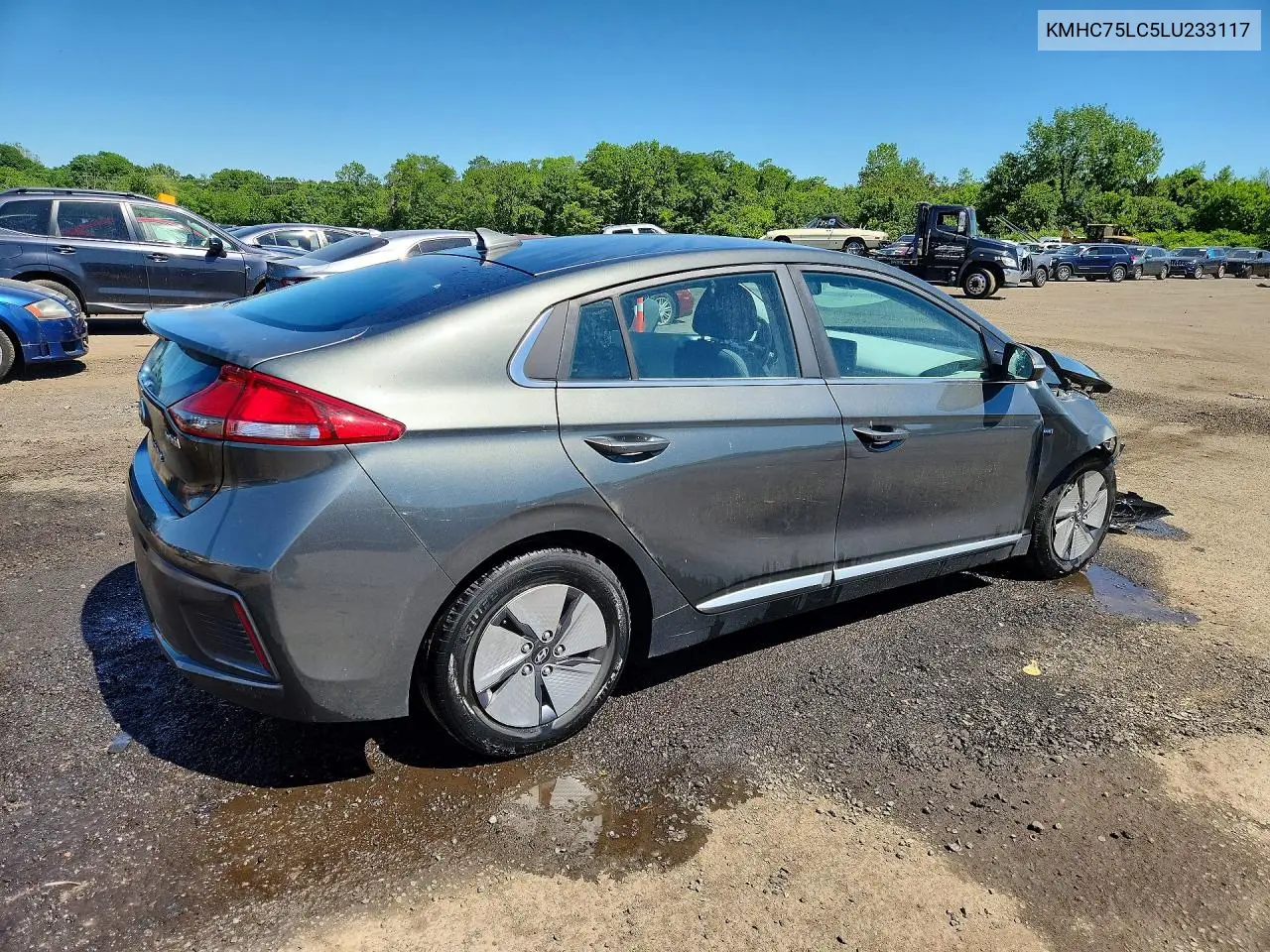 2020 Hyundai Ioniq Se VIN: KMHC75LC5LU233117 Lot: 55004396