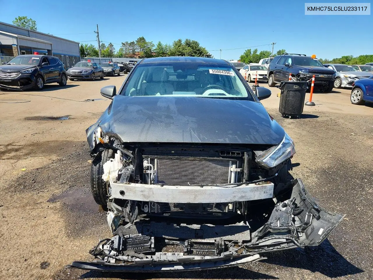 2020 Hyundai Ioniq Se VIN: KMHC75LC5LU233117 Lot: 55004396