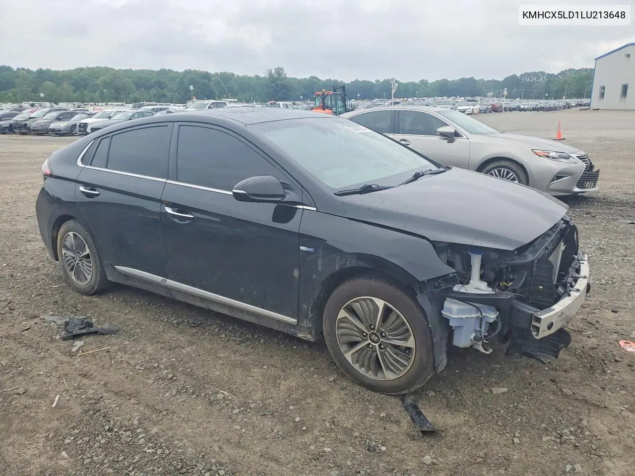 2020 Hyundai Ioniq Limited VIN: KMHCX5LD1LU213648 Lot: 55393756