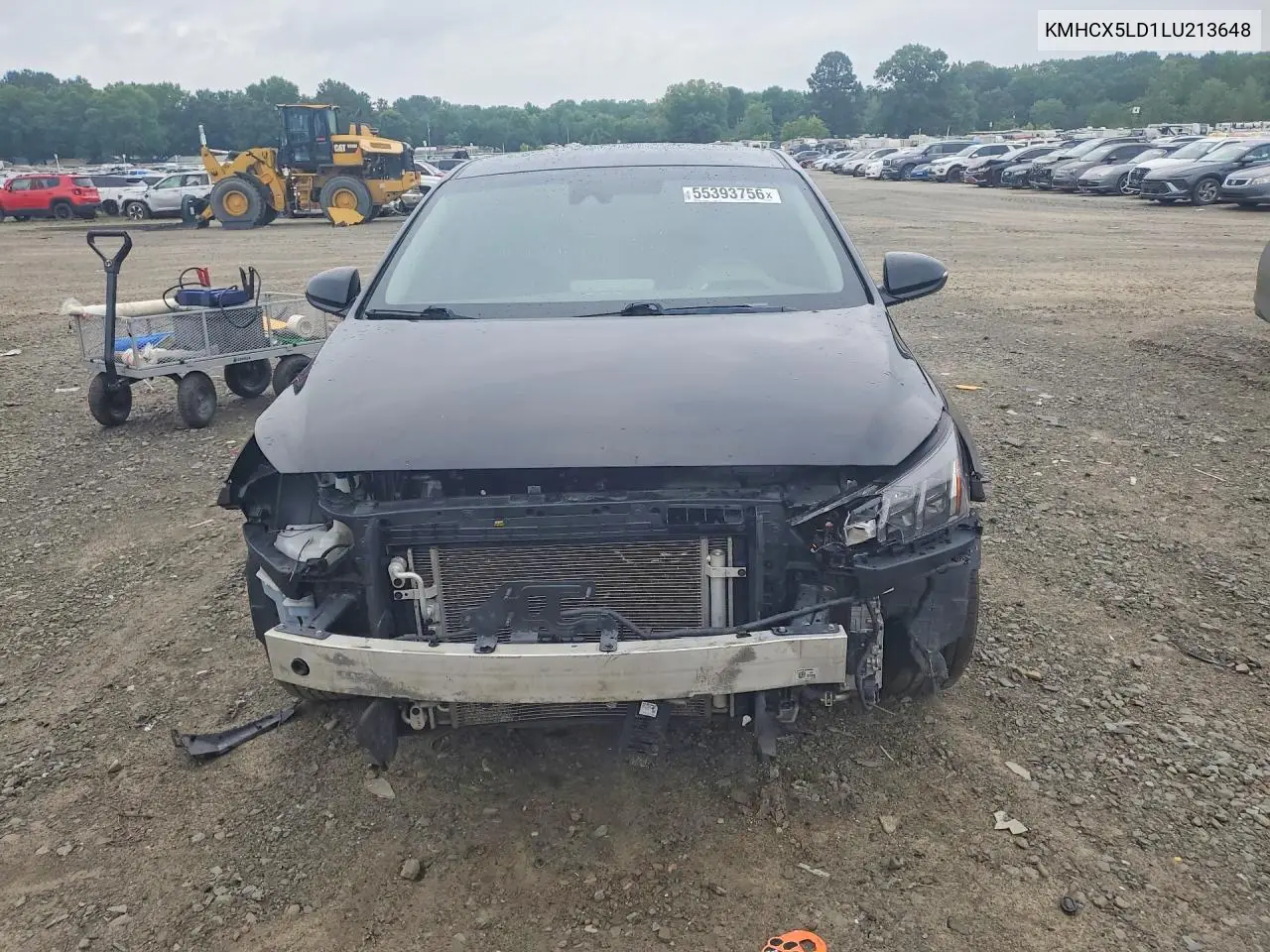 2020 Hyundai Ioniq Limited VIN: KMHCX5LD1LU213648 Lot: 55393756