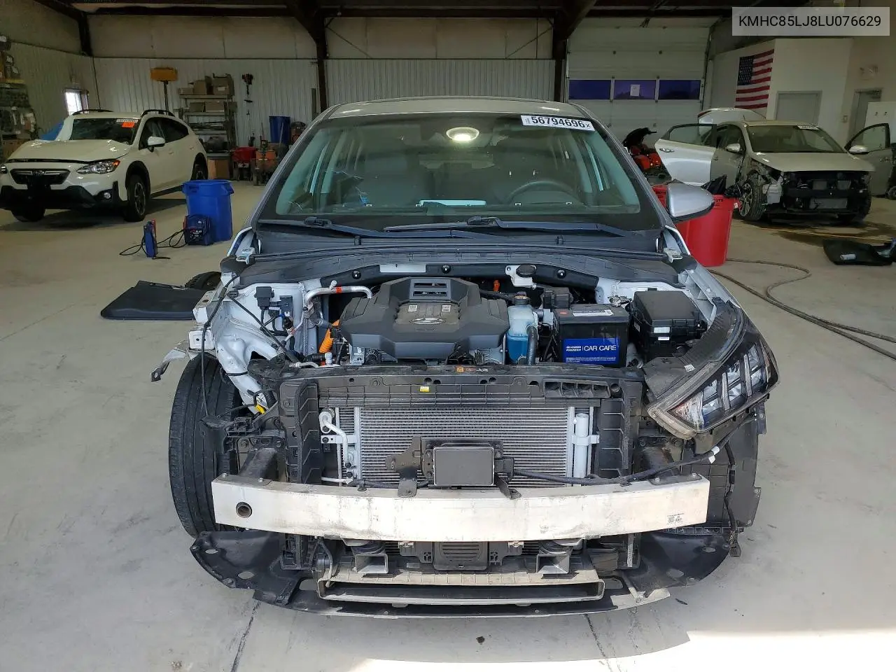 2020 Hyundai Ioniq Limited VIN: KMHC85LJ8LU076629 Lot: 56794696
