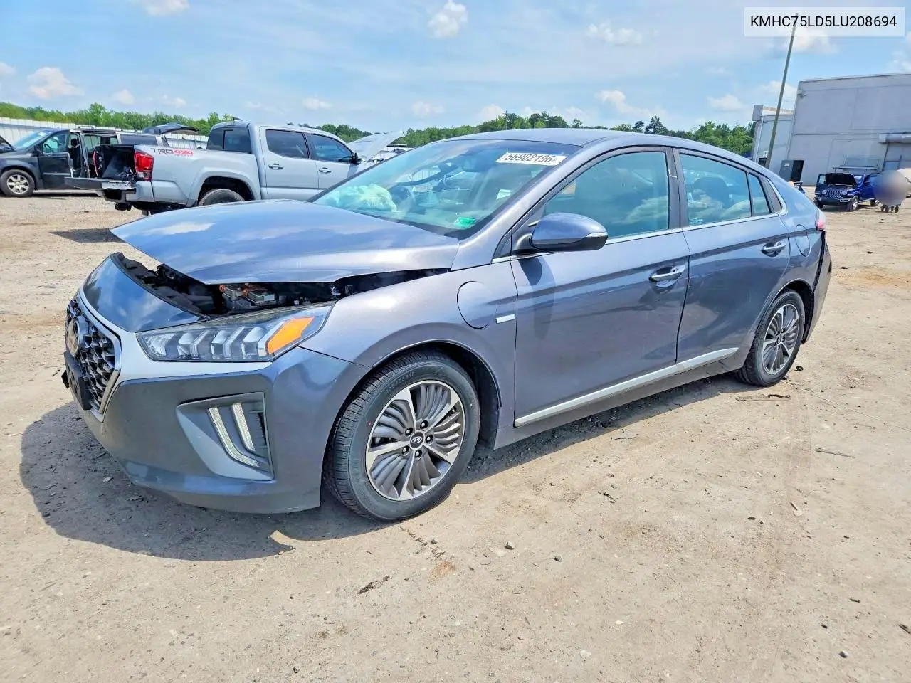 2020 Hyundai Ioniq Sel VIN: KMHC75LD5LU208694 Lot: 56902196