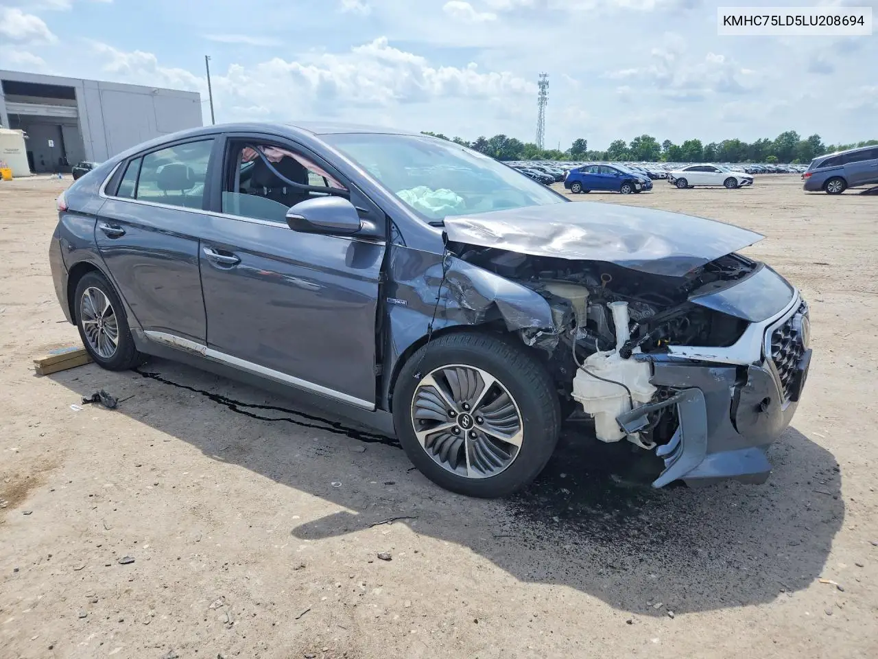 2020 Hyundai Ioniq Sel VIN: KMHC75LD5LU208694 Lot: 56902196