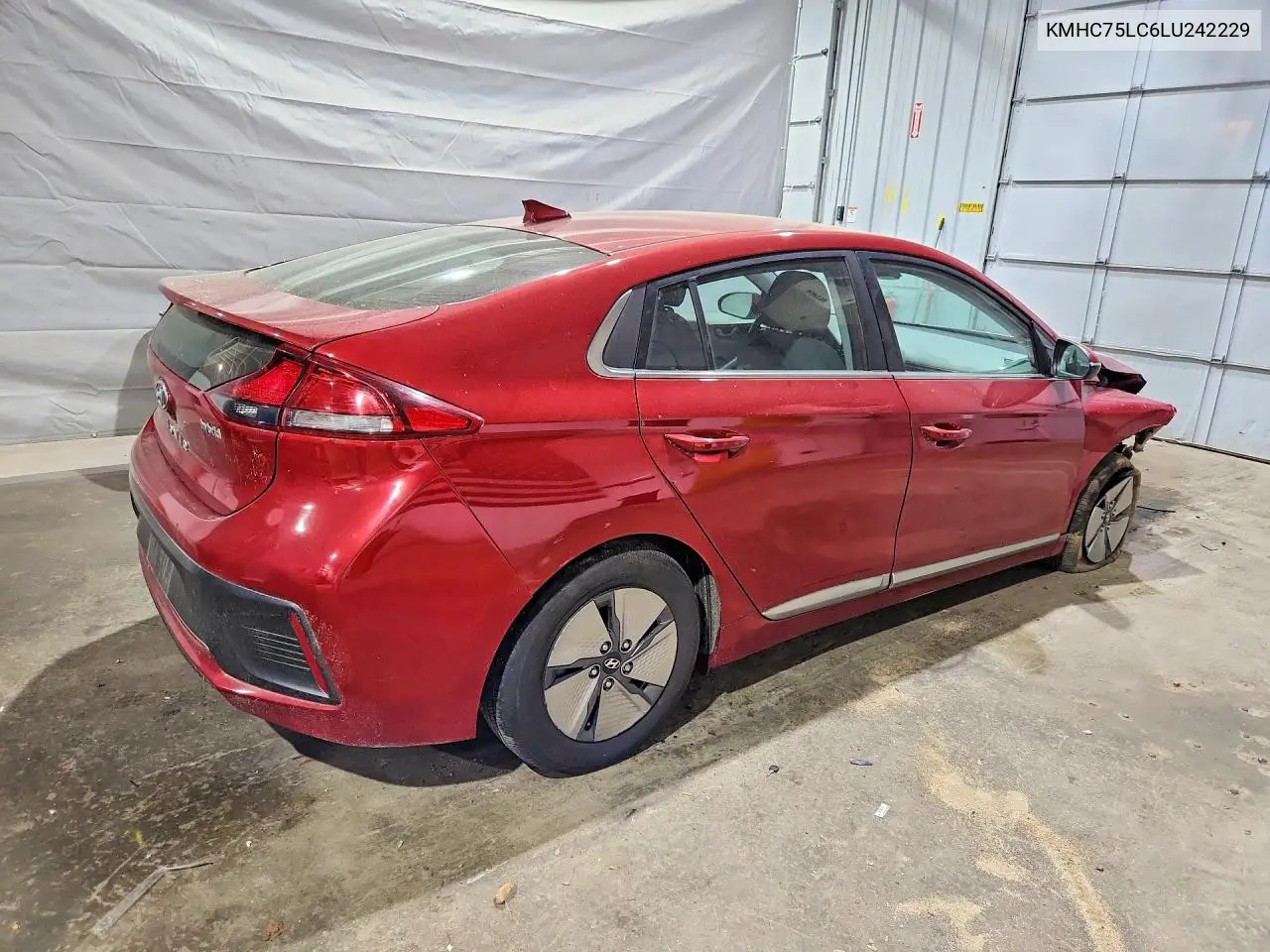 2020 Hyundai Ioniq Se VIN: KMHC75LC6LU242229 Lot: 57045326