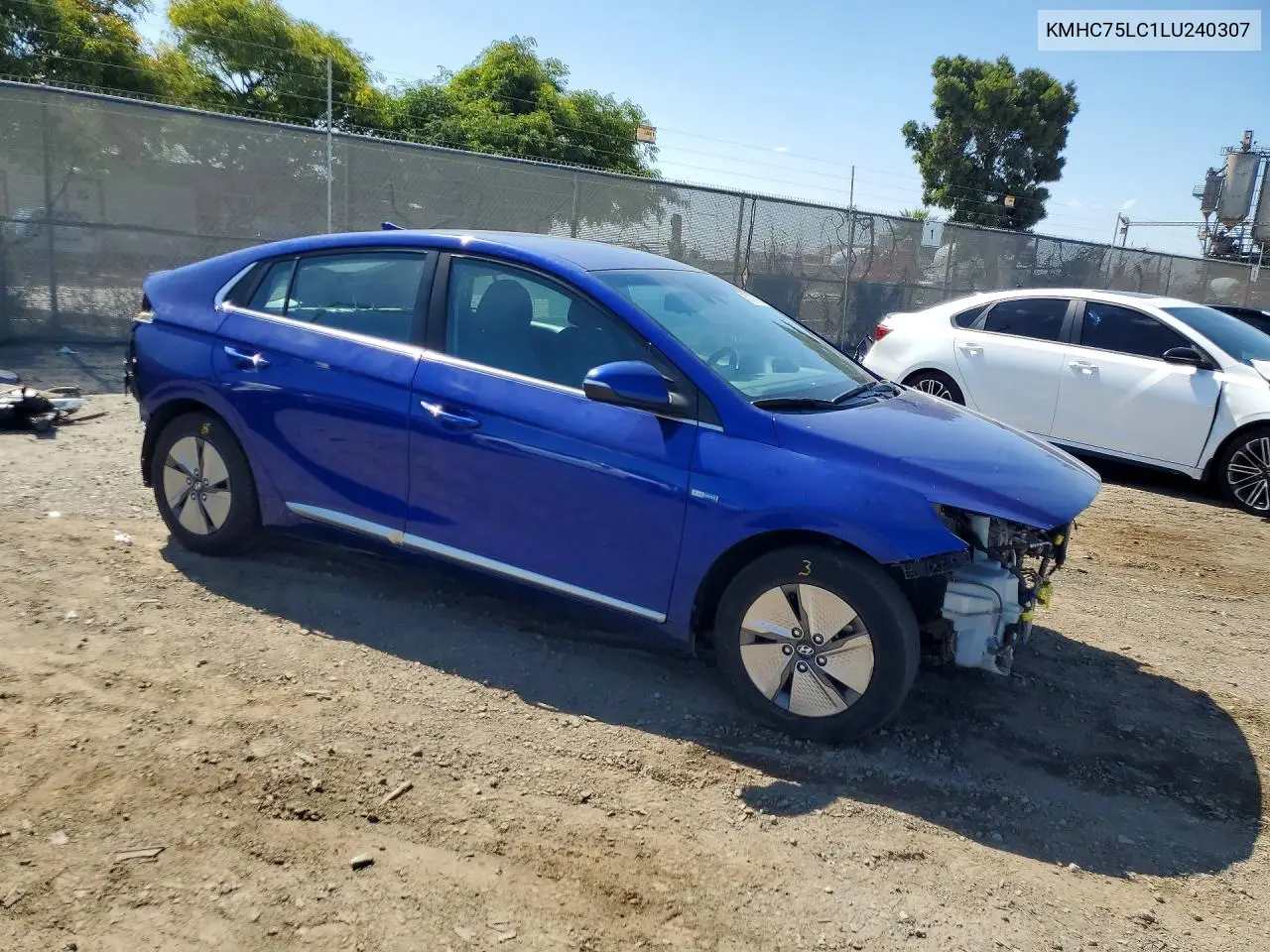 2020 Hyundai Ioniq Se VIN: KMHC75LC1LU240307 Lot: 57375026