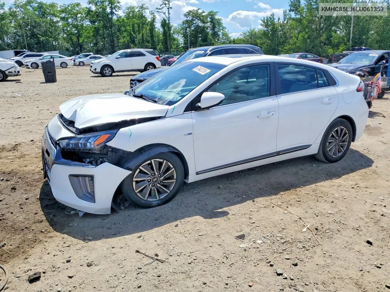 2020 Hyundai Ioniq Limited VIN: KMHC85LJ6LU061353 Lot: 57642376