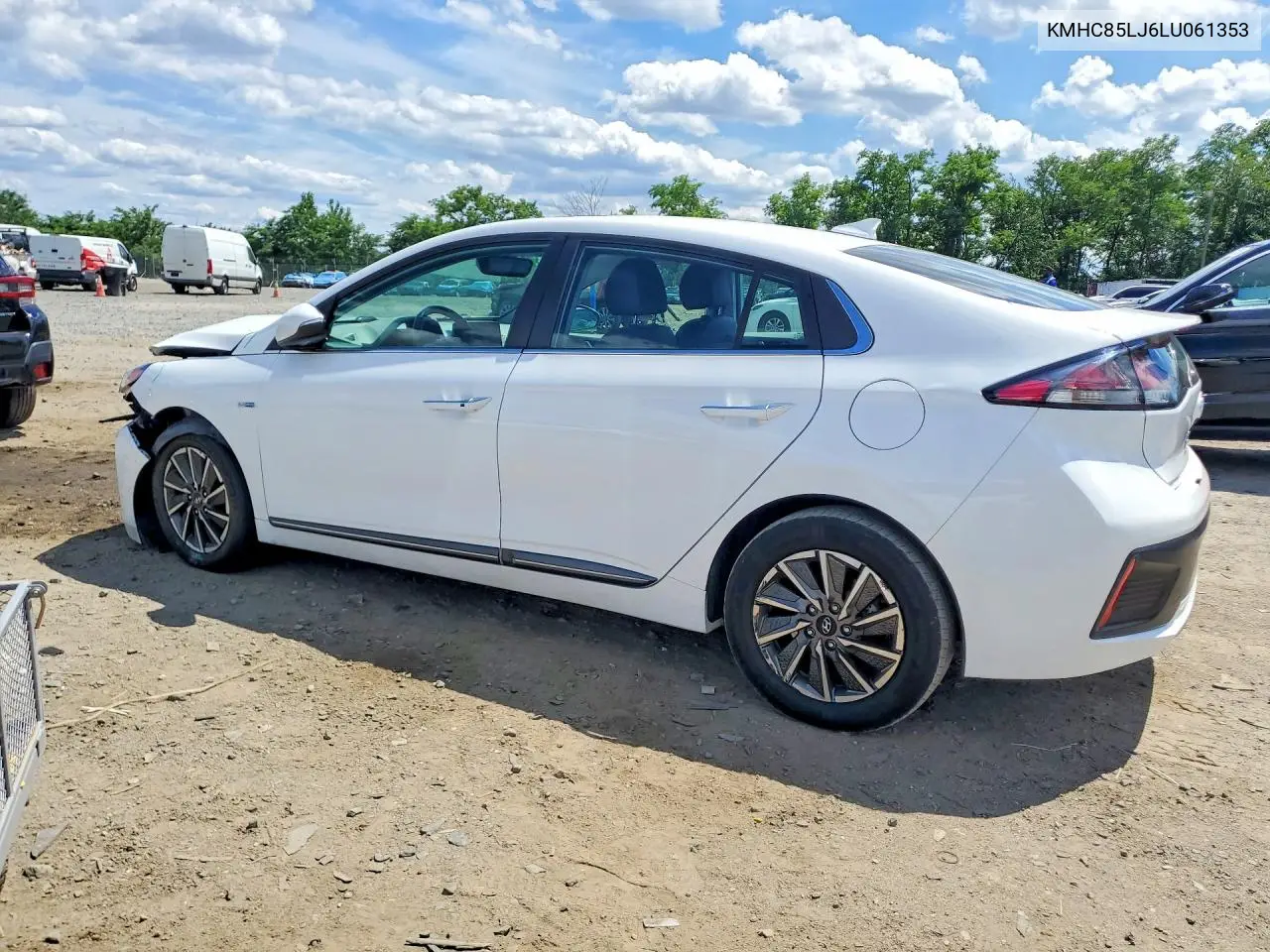 2020 Hyundai Ioniq Limited VIN: KMHC85LJ6LU061353 Lot: 57642376
