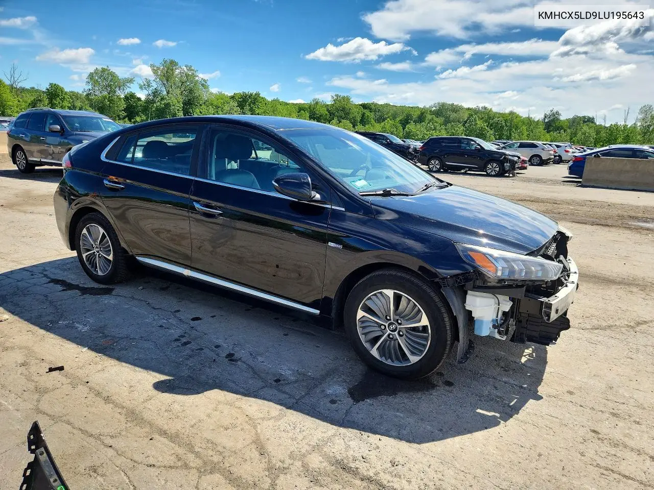 2020 Hyundai Ioniq Limited VIN: KMHCX5LD9LU195643 Lot: 57911456