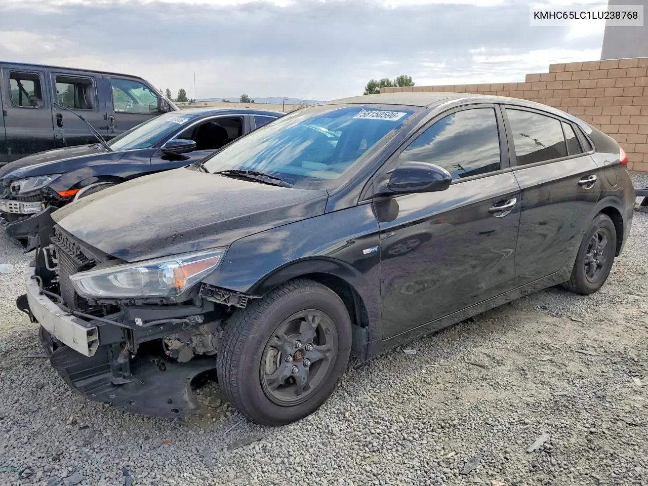 2020 Hyundai Ioniq Blue VIN: KMHC65LC1LU238768 Lot: 58150596