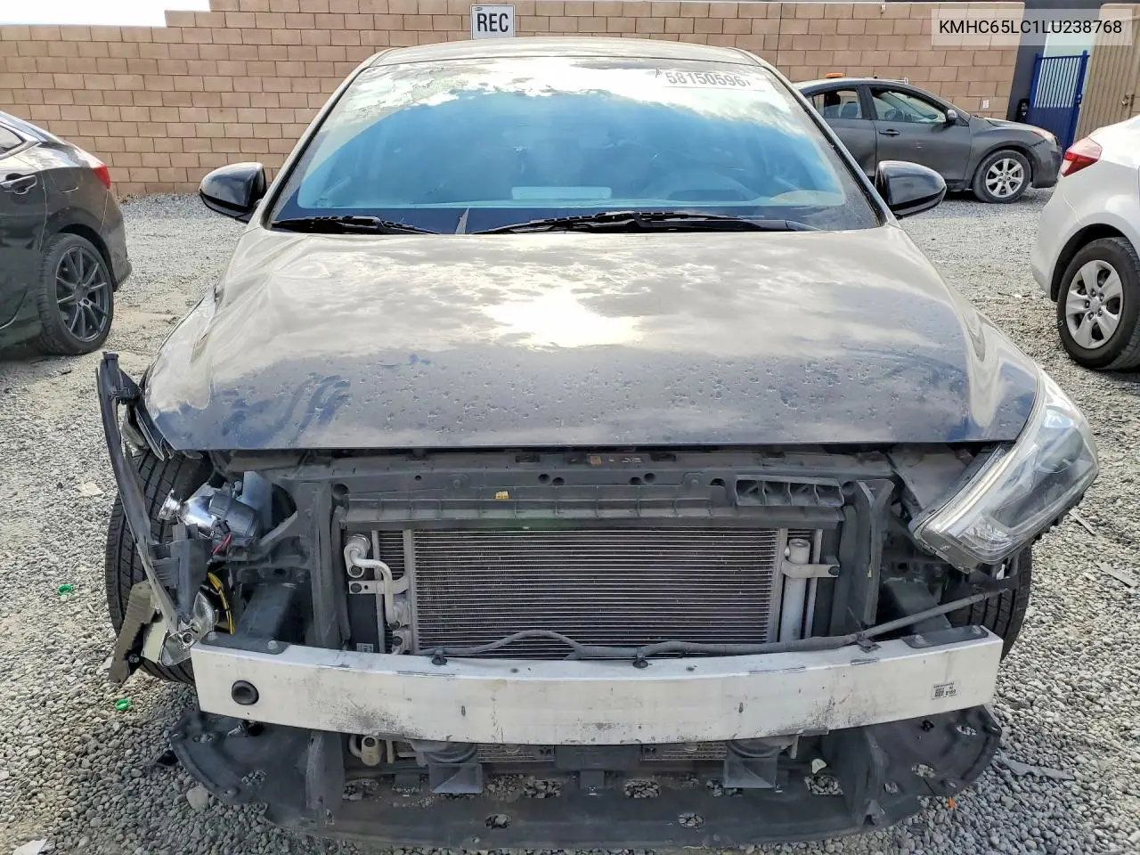 2020 Hyundai Ioniq Blue VIN: KMHC65LC1LU238768 Lot: 58150596