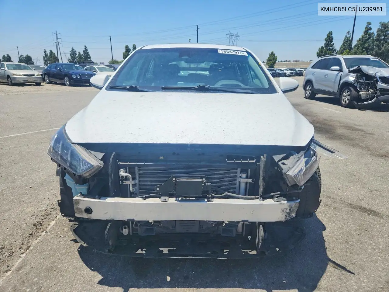 2020 Hyundai Ioniq Sel VIN: KMHC85LC5LU239951 Lot: 58643976