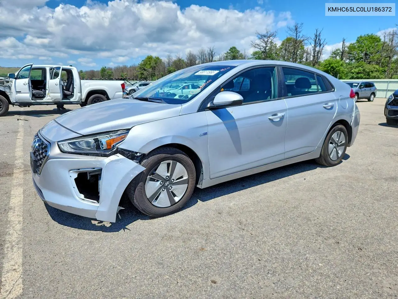 2020 Hyundai Ioniq Blue VIN: KMHC65LC0LU186372 Lot: 58811566