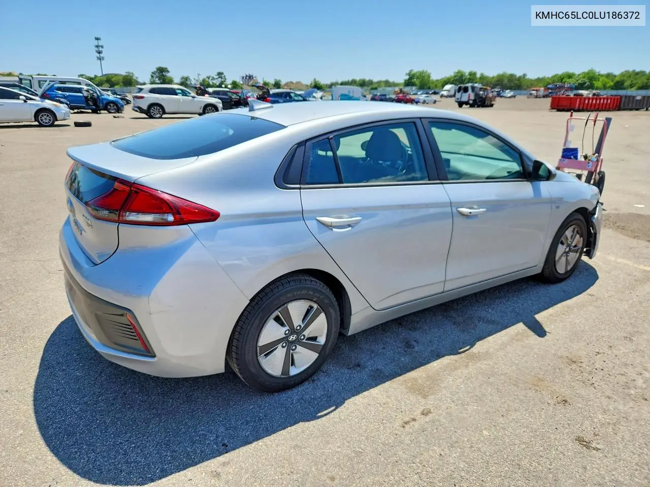 2020 Hyundai Ioniq Blue VIN: KMHC65LC0LU186372 Lot: 58811566