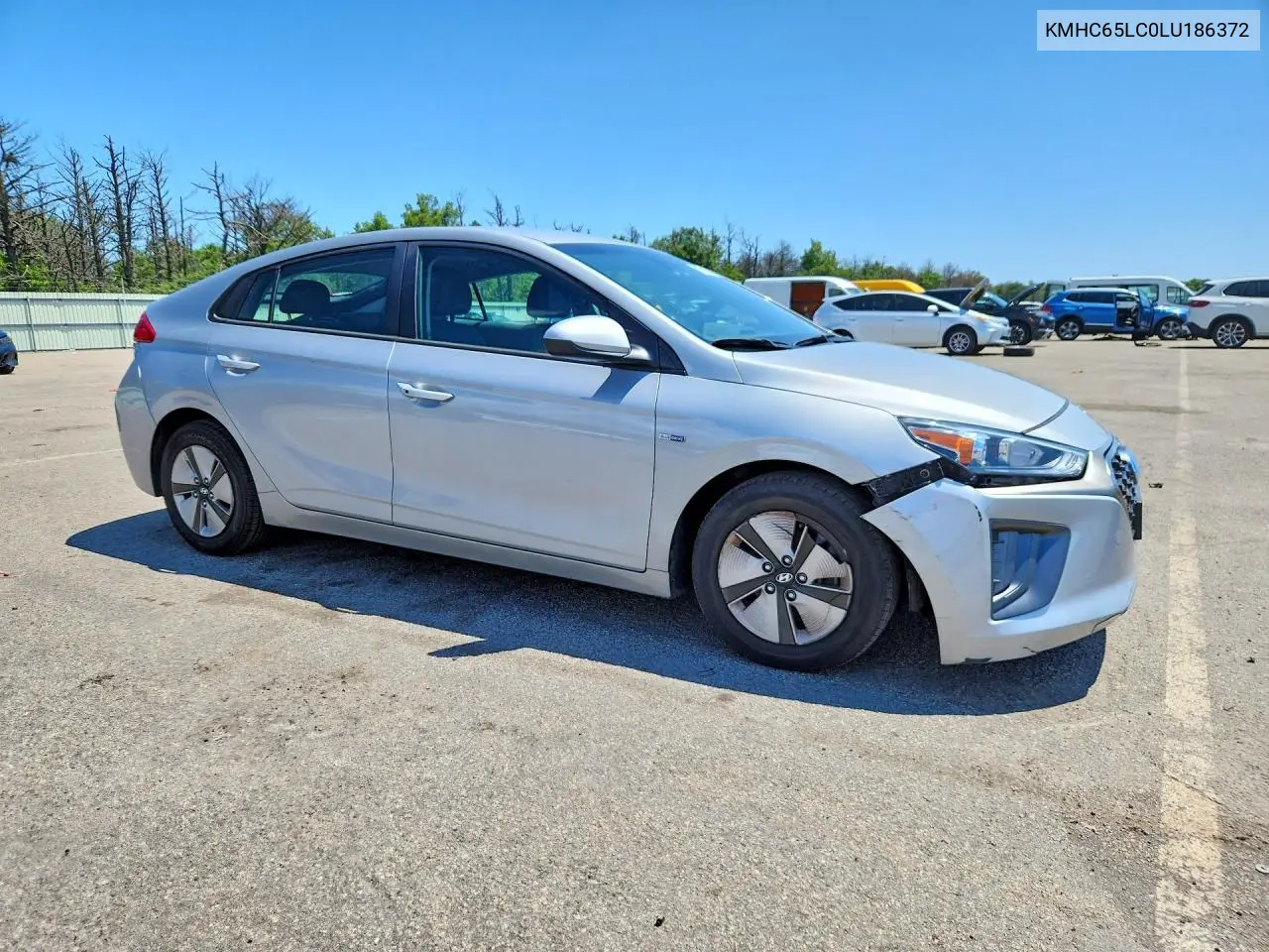2020 Hyundai Ioniq Blue VIN: KMHC65LC0LU186372 Lot: 58811566