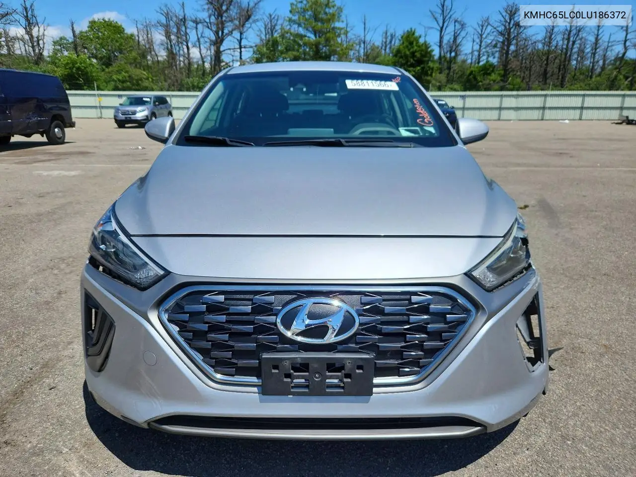 2020 Hyundai Ioniq Blue VIN: KMHC65LC0LU186372 Lot: 58811566