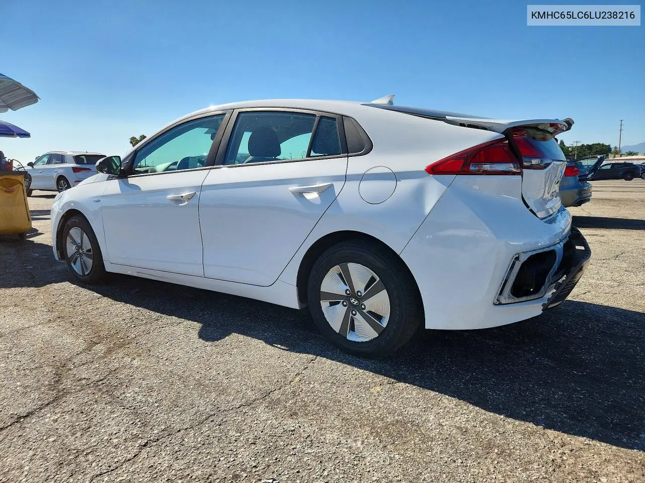 2020 Hyundai Ioniq Blue VIN: KMHC65LC6LU238216 Lot: 58971886