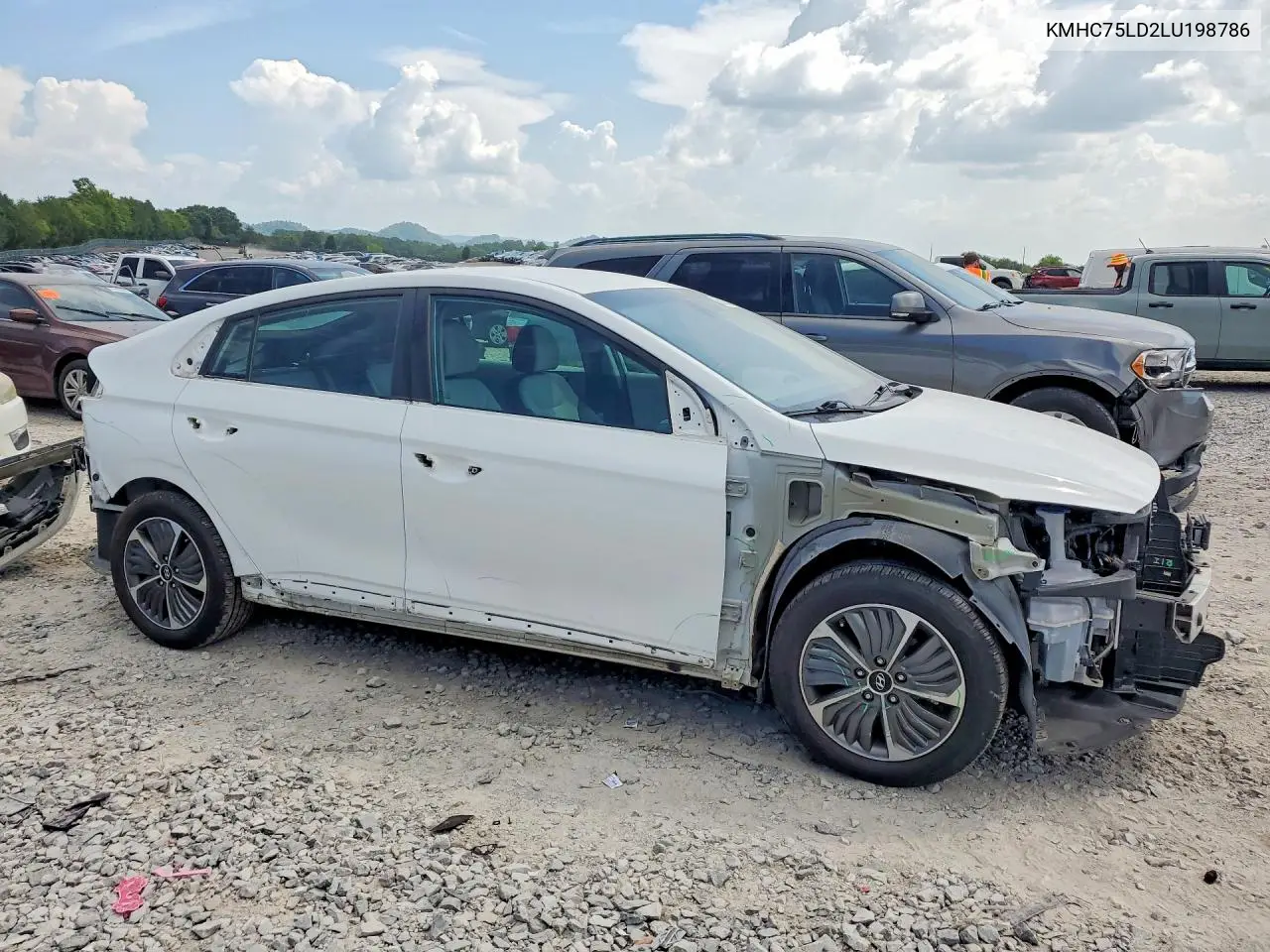 2020 Hyundai Ioniq Sel VIN: KMHC75LD2LU198786 Lot: 59062546