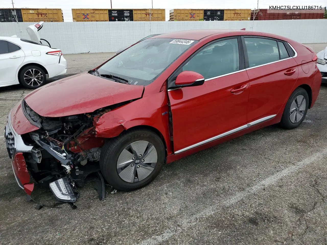 2020 Hyundai Ioniq Se VIN: KMHC75LCXLU186716 Lot: 59844346