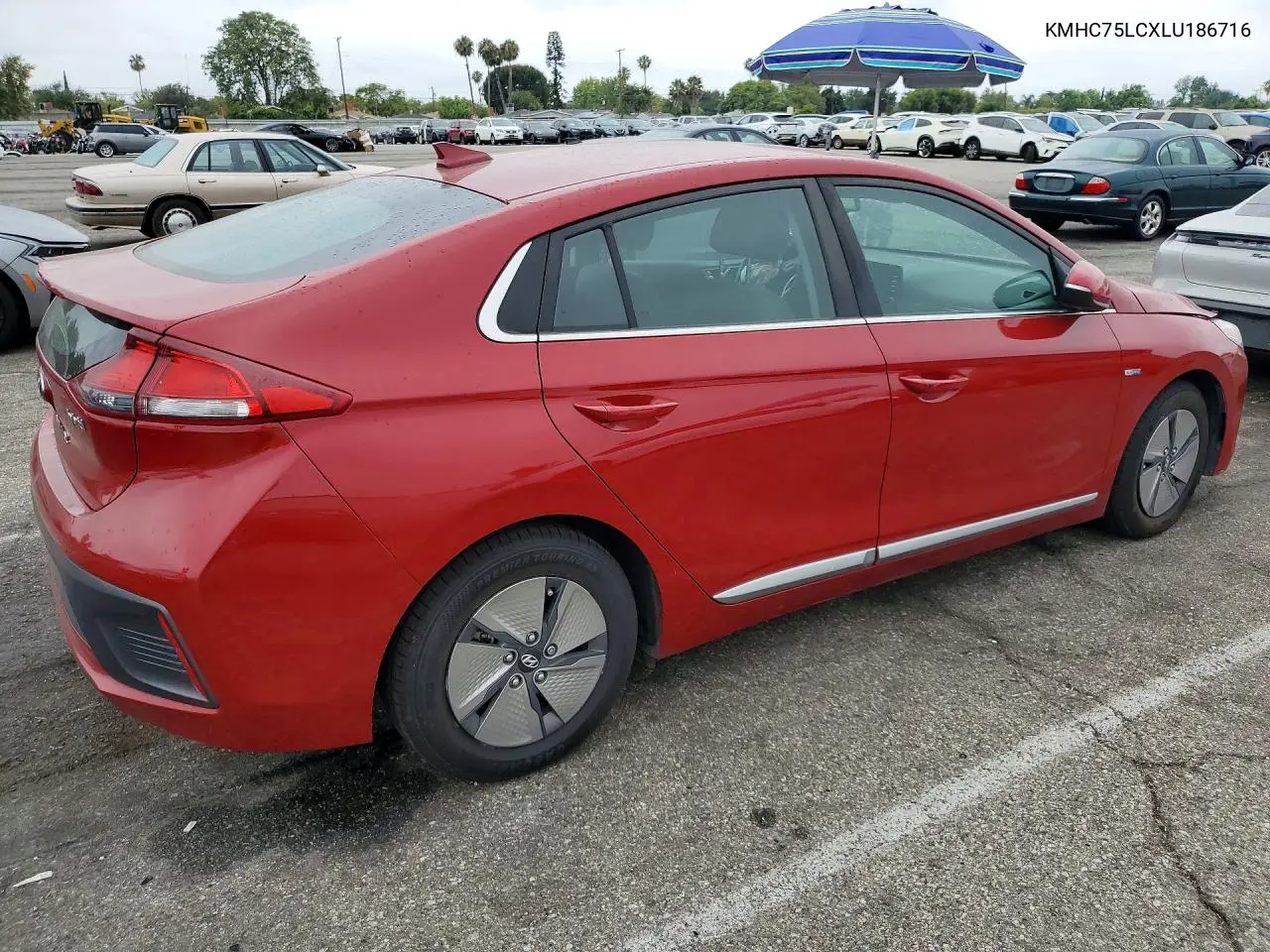 2020 Hyundai Ioniq Se VIN: KMHC75LCXLU186716 Lot: 59844346