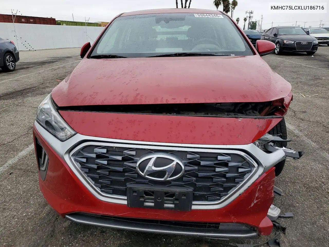 2020 Hyundai Ioniq Se VIN: KMHC75LCXLU186716 Lot: 59844346