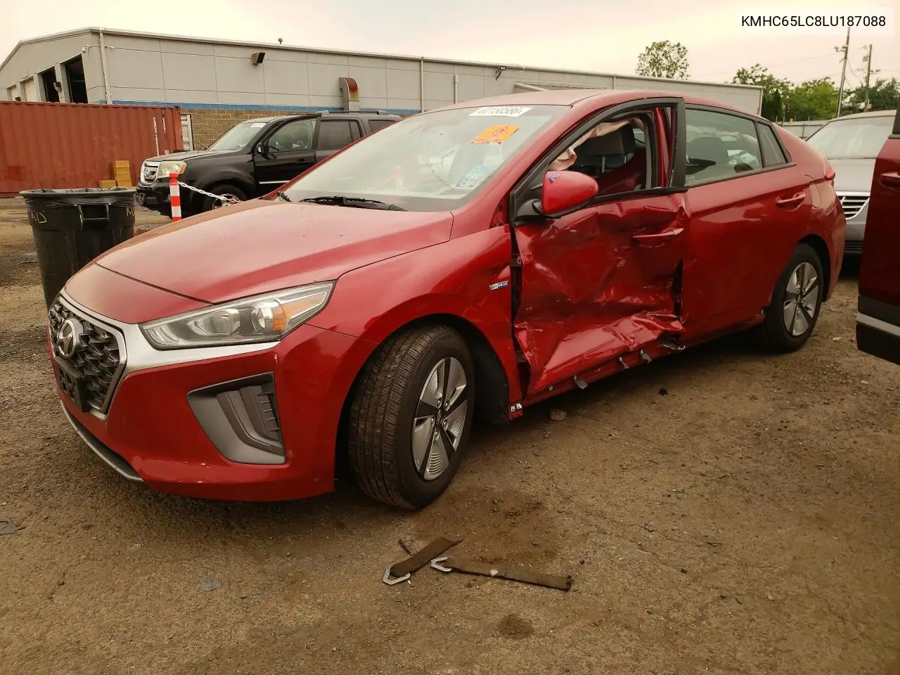 2020 Hyundai Ioniq Blue VIN: KMHC65LC8LU187088 Lot: 60158586