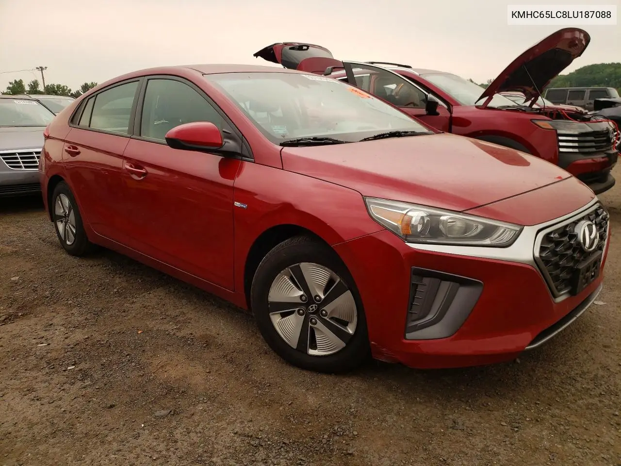 2020 Hyundai Ioniq Blue VIN: KMHC65LC8LU187088 Lot: 60158586